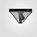 Men's Ice Silk Transparent Slip Briefs | Low Waist Sexy Underwear Comfort