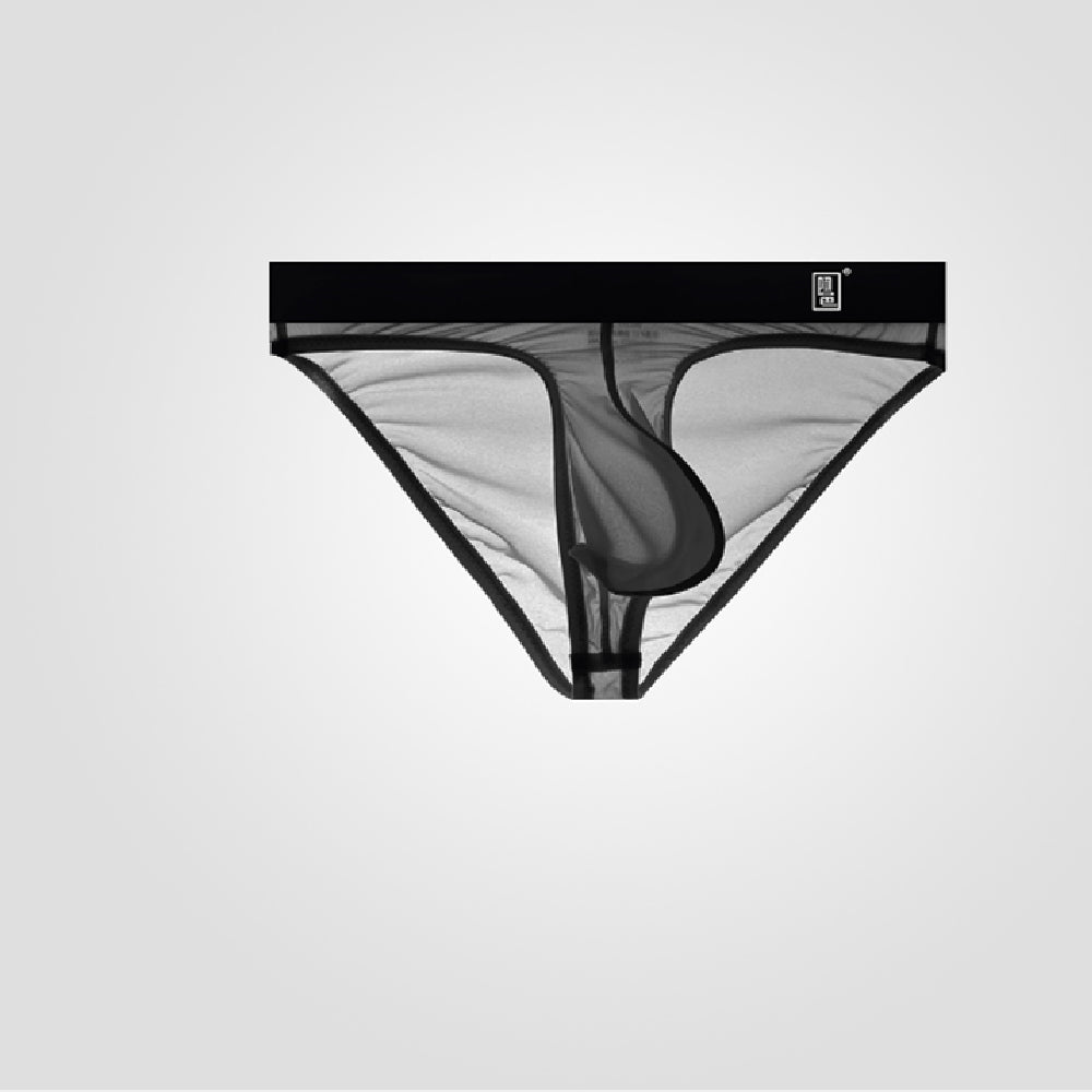 Herren Ice Silk Slip Transparent | Low Waist Sexy Unterwäsche Komfort