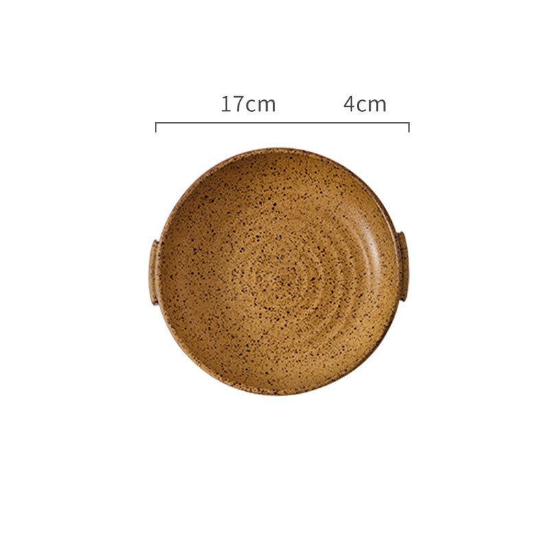 Japanese Handmade Stoneware Dinnerware Set – Premium Plate Set