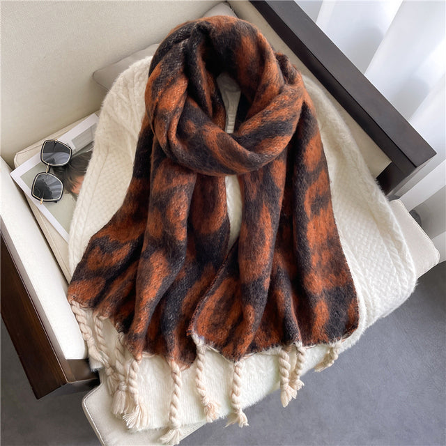 Women's Winter Scarf Pashmina Soft Warm Cashmere Plain Elegant