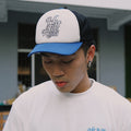 Retro Cap Blue White Unisex | Trendy Casual Couple Style