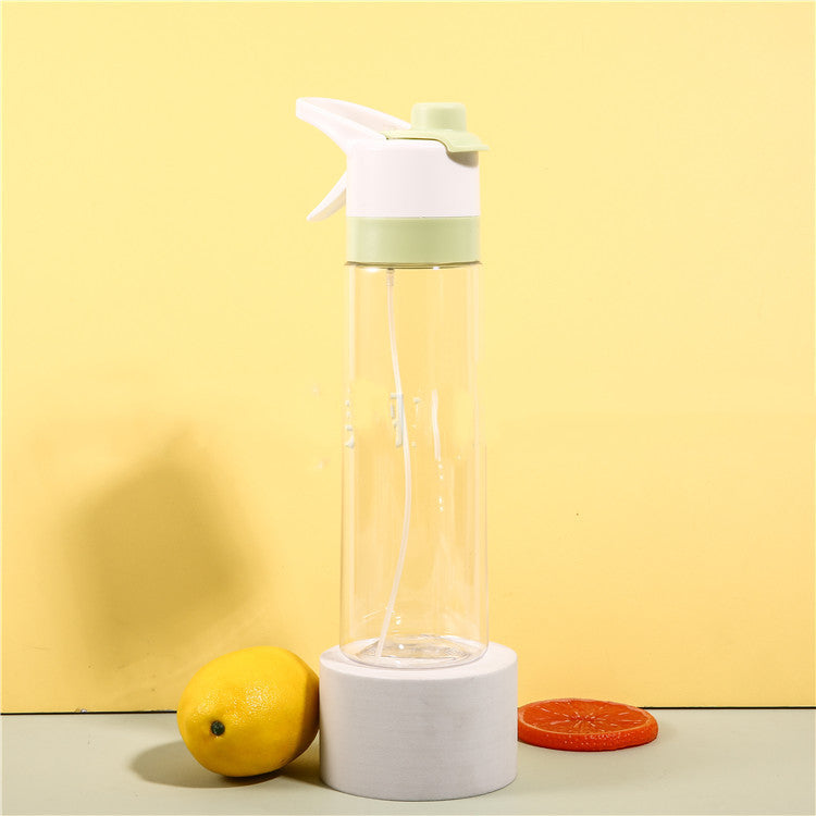 Spray Drinking Bottle Premium – Sports Water Bottle with Mist Function