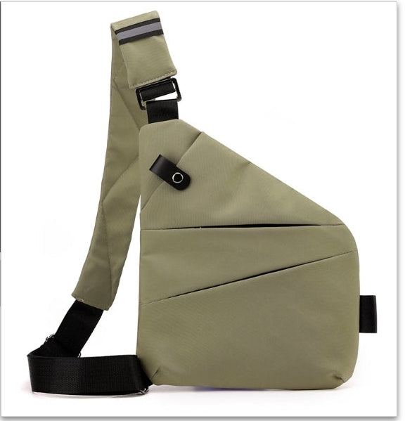 Digital Canvas Bag for Men - Canvas Chest Bag, Sling Bag, Crossbody Bag, Multifunctional Single Shoulder Anti-Theft Bag