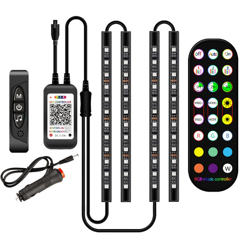 Car LED Interior Light RGB | App Music Control Ambient