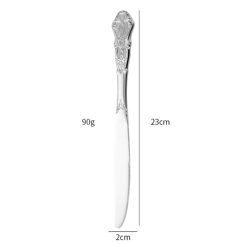 Gold Besteckset Edelstahl | Luxus Tafelbesteck modern elegant