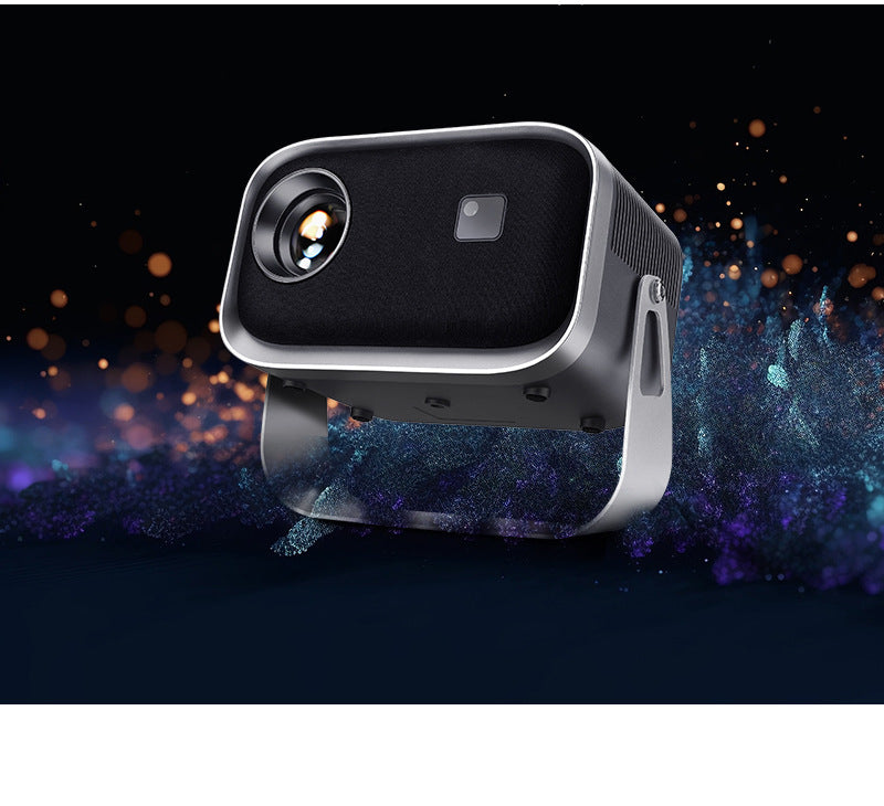 Tragbarer HD Beamer mit Halterung – Smart Heimkino Mini Projektor
