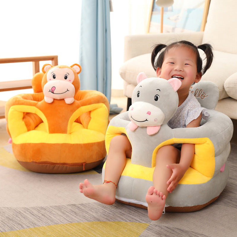 Baby Sofa Seat Support | Anti-Tip Plush Learning Cushion