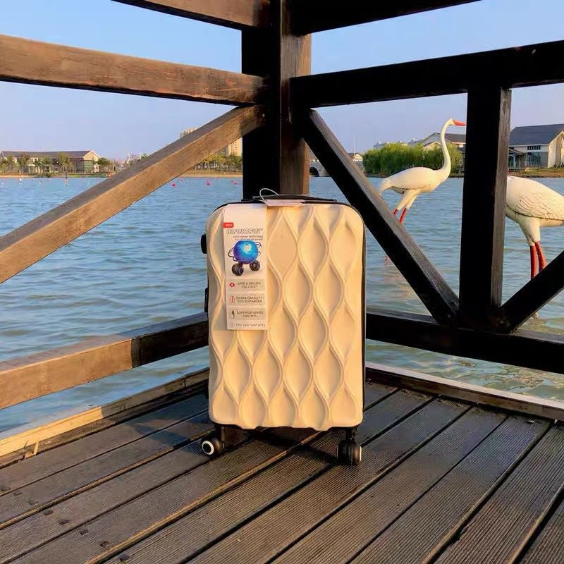 Robust Carry-On Trolley with Combination Lock | Compact & Secure