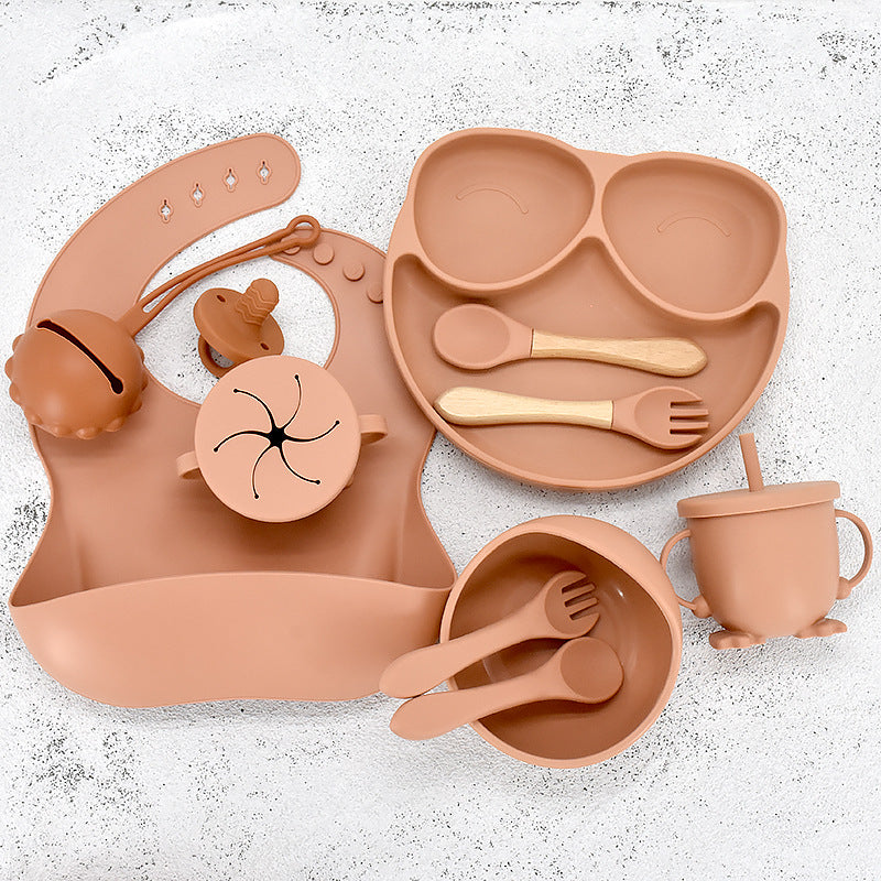 Baby Esslernset 11-teilig | Teller Schüssel Kinder Geschirr Set