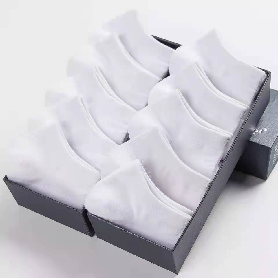 Men's Sneaker Socks Black White Grey | Cotton Basic