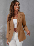 Damen Slim Fit Blazer mit Reverskragen – Elegant & Figurbetont
