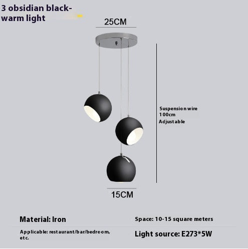 Modern Ball Table Lamp Luxury Design Bedside Lamp