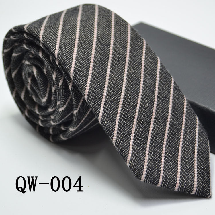 Slim Men's Tie elegant | Wool Look modern stylish