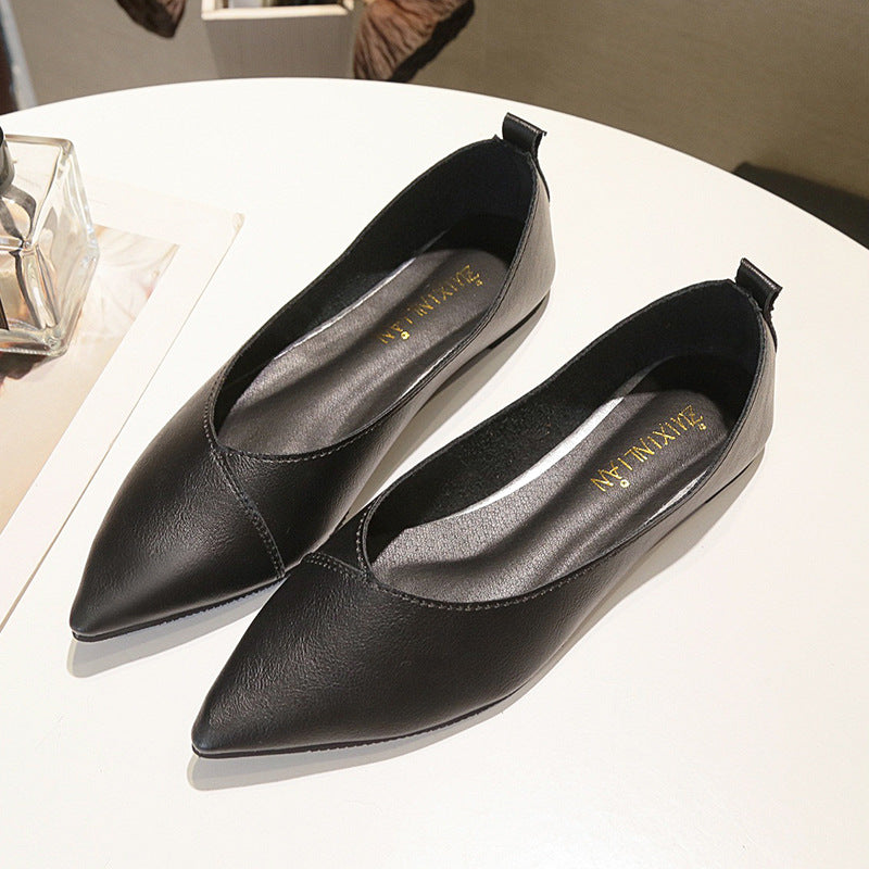 Damen Pumps Spitz Niedriger Absatz | Elegante Komfort Schuhe