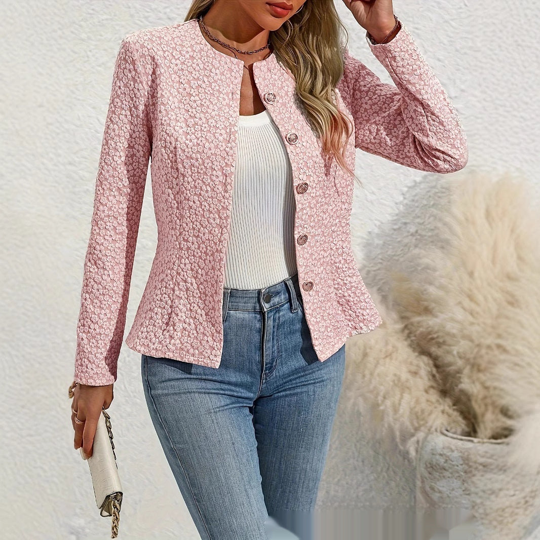 Damen Kurzmantel im französischen Stil – Elegant & Chic Topcoat