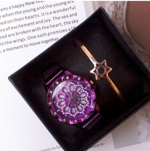 Women's Rotating Dial Watch | Elegant Quartz Fashion Watch