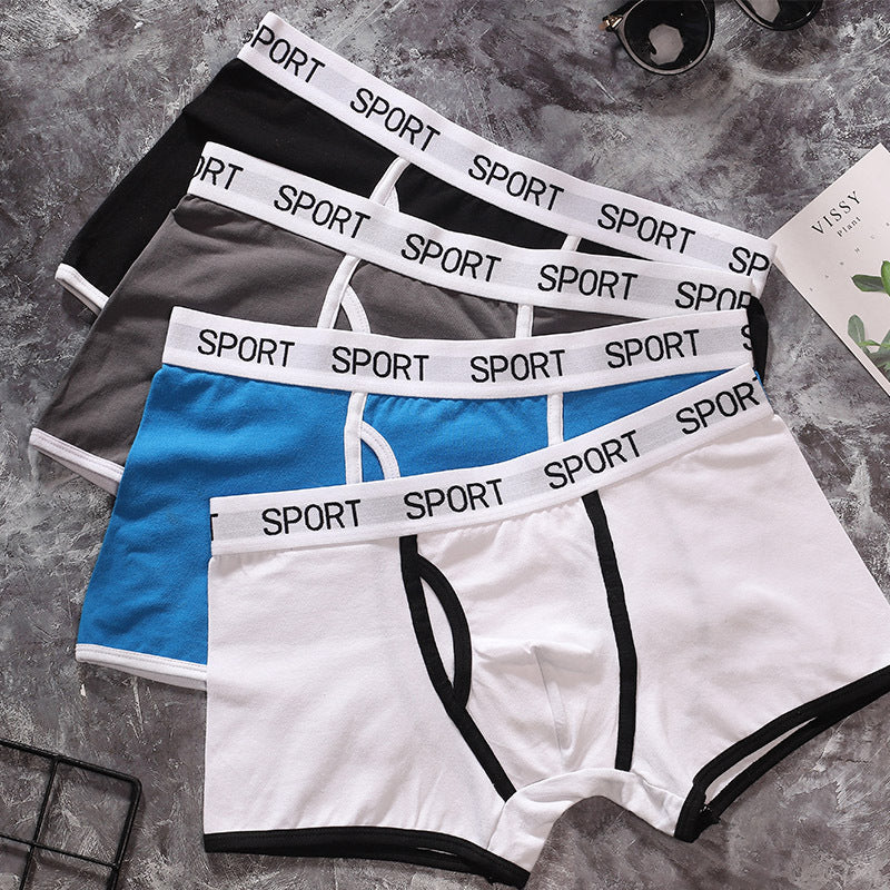 Men's Cotton Boxer Shorts | Comfortable Underwear Sports