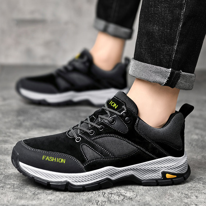 Herren Schnür Sneaker Atmungsaktiv Outdoor Running Freizeit Schuhe