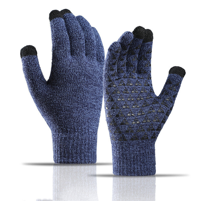 Herren & Damen Strickhandschuhe Winter – Warm Anti-Rutsch Outdoor