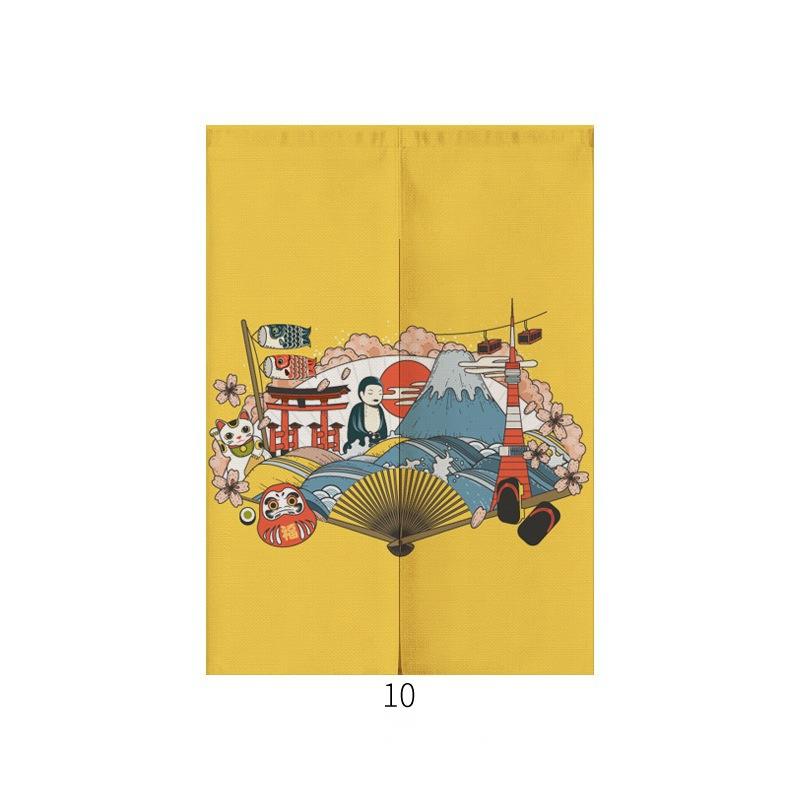 Japanese Noren Curtain | Ukiyo-e Modern Entrance Decor