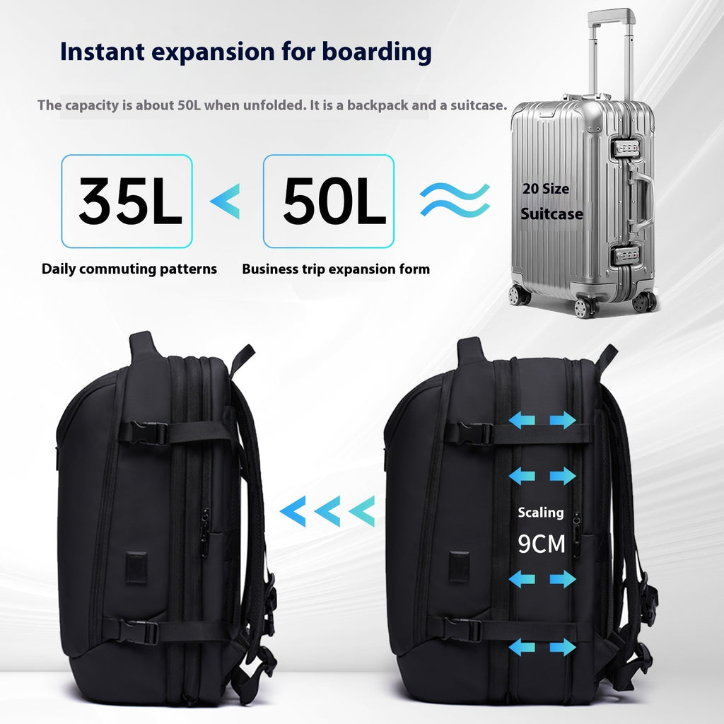Vacuum Backpack Men | Compression | Large Travel Backpack