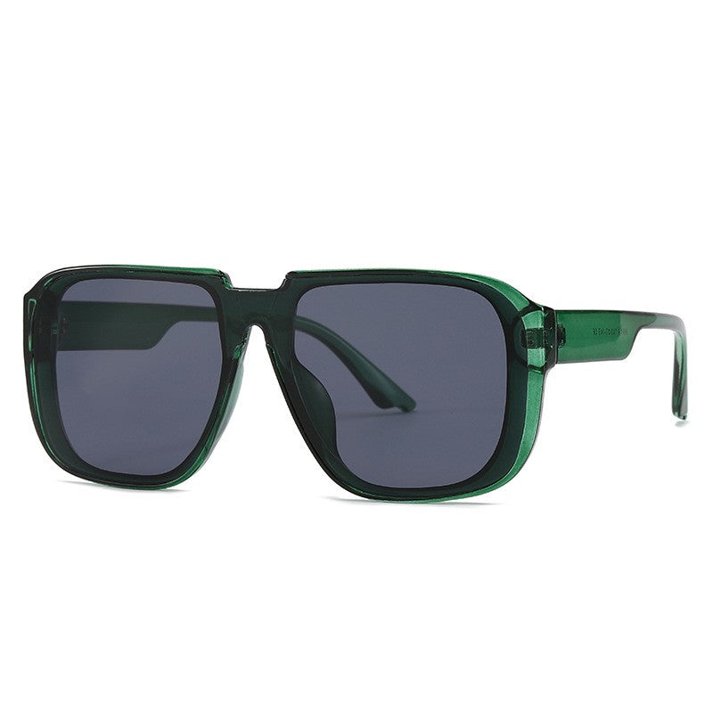 Damen One Piece Sonnenbrille Retro – Trendige Oversize Brille