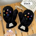 Women's Plush Winter Gloves - Cuddly Warm & Stylish