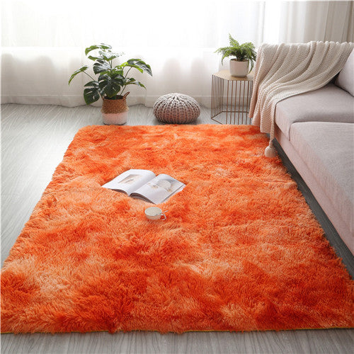 Tie Dye Teppich Bettvorleger rutschfest weich | Waschbar