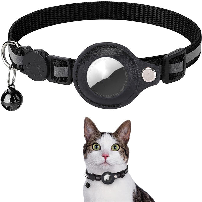 Airtag Dog Collar | Reflective Waterproof Tracker Holder