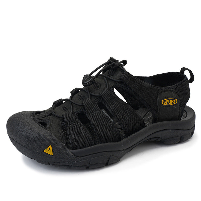 Men's XXL Outdoor Sandals Closed Toe Thick Sole