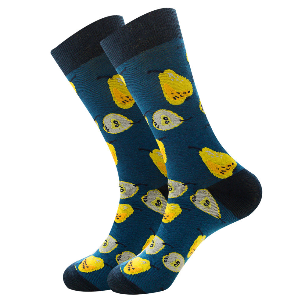 Women's Fashion Socks Geometric | Fruit Street Style Socks