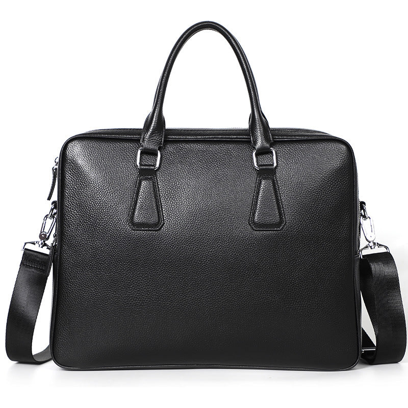 Herren Leder Aktentasche XL aus Rindsleder – Große Business Tasche