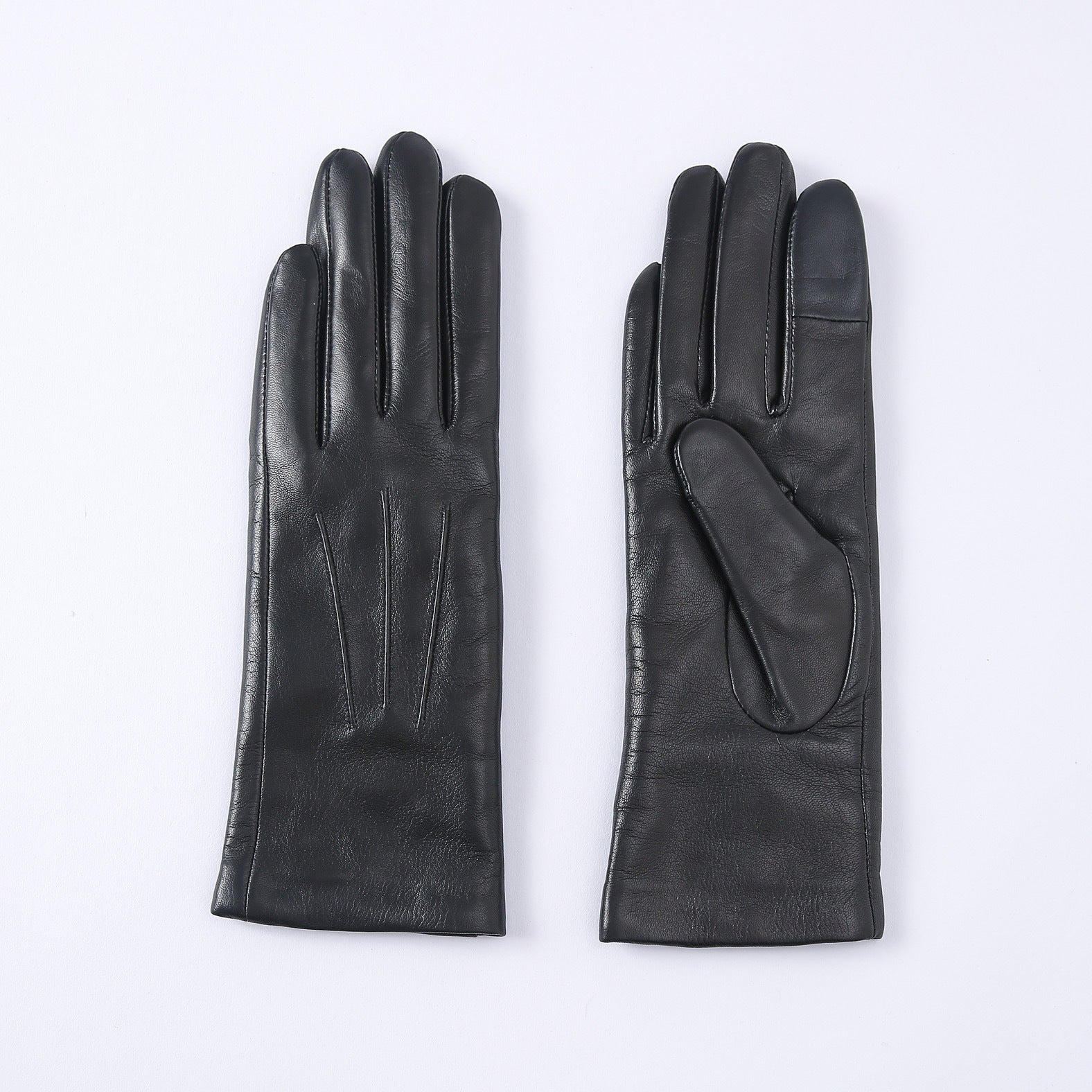 Damen Lange Ziegenleder Handschuhe – Wollgefüttert Driving Style