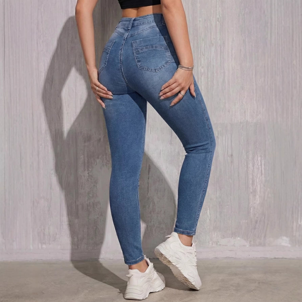 Women's Push Up Skinny Jeans | High Waist Figure-Shaping Pants
