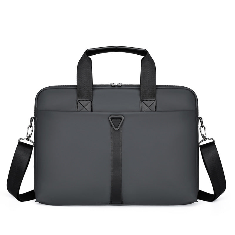 Men's PU Business Briefcase XL – Travel Laptop Shoulder Bag Elegant