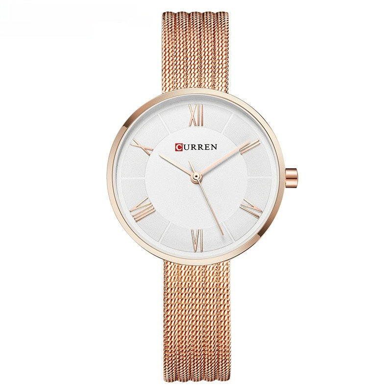 Women's Waterproof Quartz Watch – Elegant Casual Wristwatch