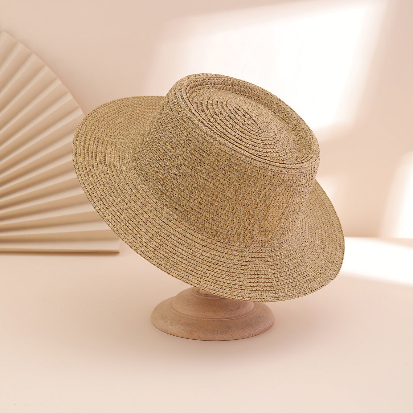 Foldable Women's Sun Hat with Wide Brim – Elegant Travel Hat