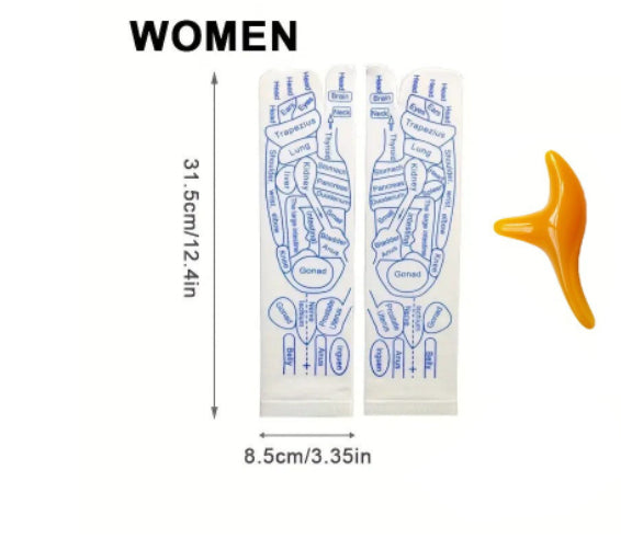 Reflexology Socks Massage | Acupressure Foot Relaxation