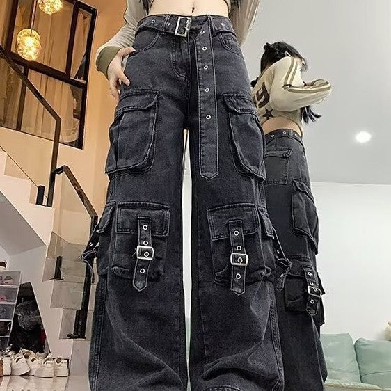 Women's Casual Straight Wide Leg Trousers – Elegant Leisure Trousers