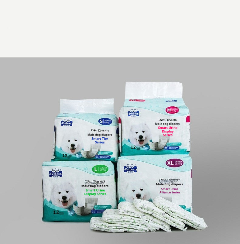 Washable Male Dog Diaper | Comfortable Dog Diaper with Urine Indicator