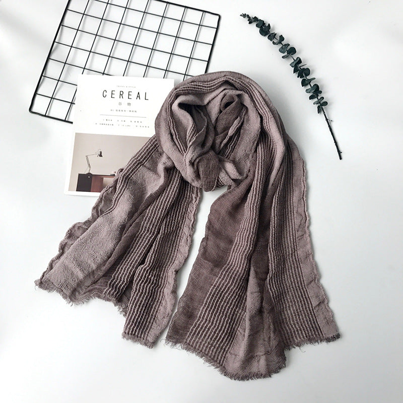 Men's scarf thin cashmere-like lightweight elegant modern style