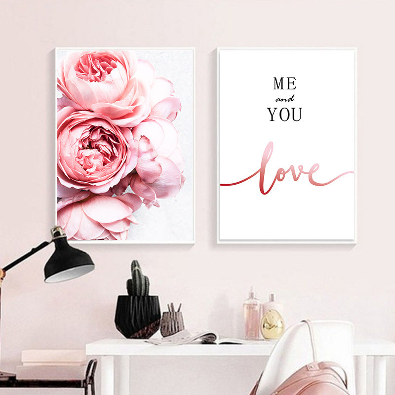 Modern Floral Posters | Wall Art Flowers Decor Modern