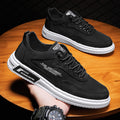 Men's Platform Canvas Sneakers Lace-up Trend Casual