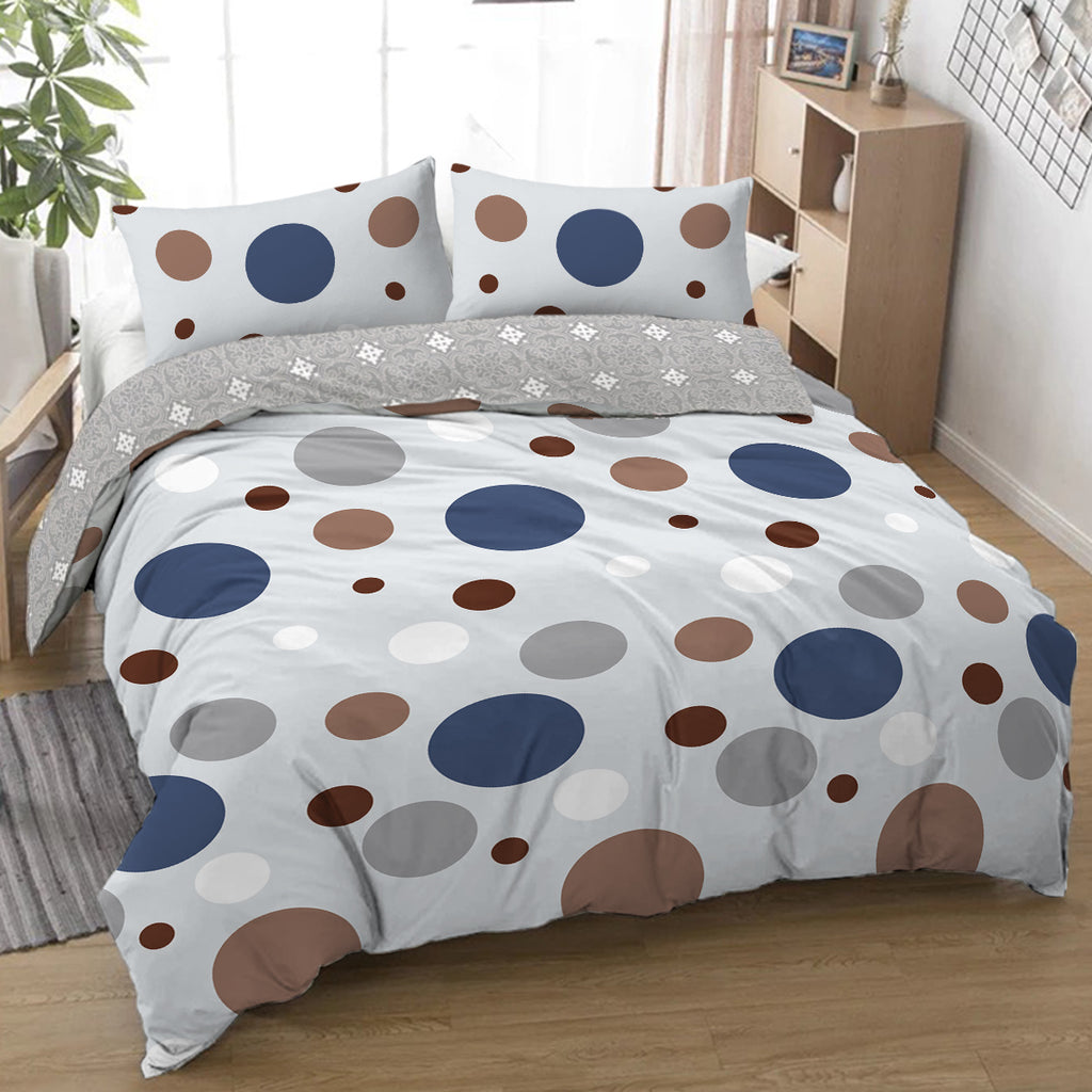 3-piece polka dot bedding | modern soft stylish