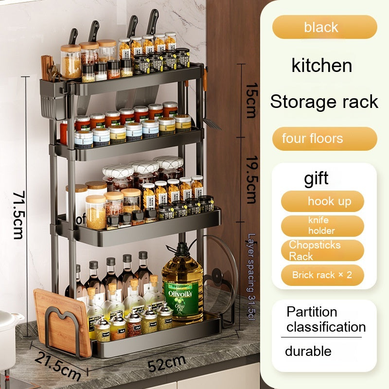 Multi-tier Spice Rack Kitchen | Space-saving Organizer