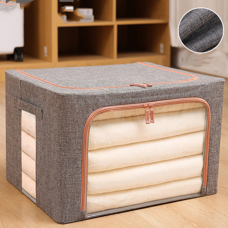 Clothes Storage Box Fabric Foldable Organizer Moving Organization