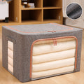 Clothes Storage Box Fabric Foldable Organizer Moving Organization
