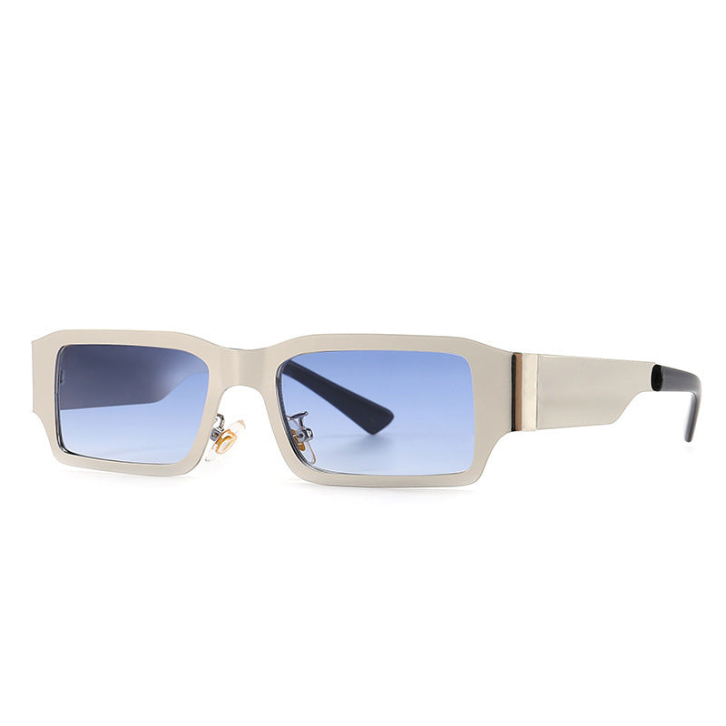 Kleine eckige Sonnenbrille | Metall | Unisex Retro Stil