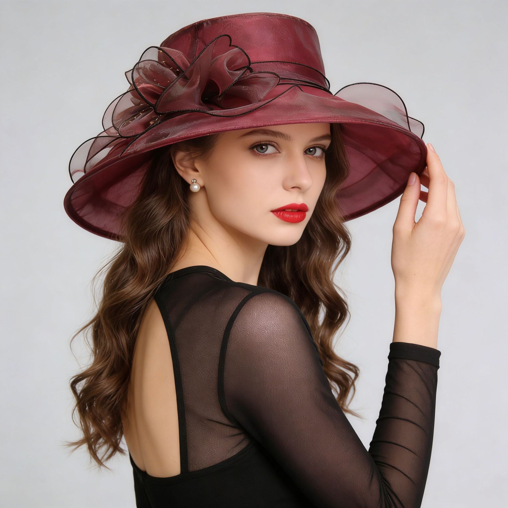 Women's Summer Hat with UV Protection – Breathable Mesh Sun Protection Hat