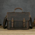 Men's Genuine Leather Laptop Bag – Shoulder Crossbody Business Bag